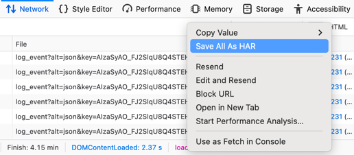 Save All As Har in firefox.png